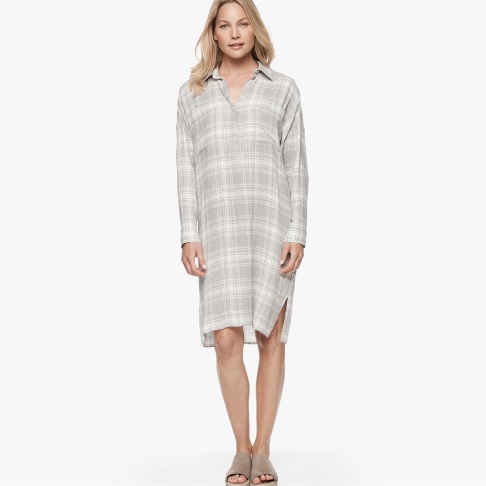 James Perse Oversized Shirt Dress